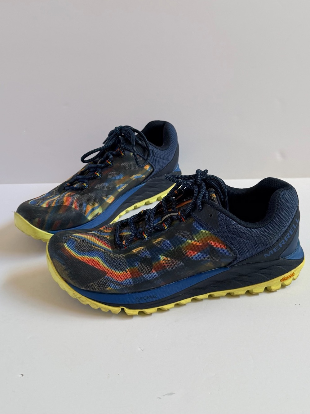 Merrell Antora 2 Rainbow Womens Size 9  Multicolor Trail Running Hiking Shoes